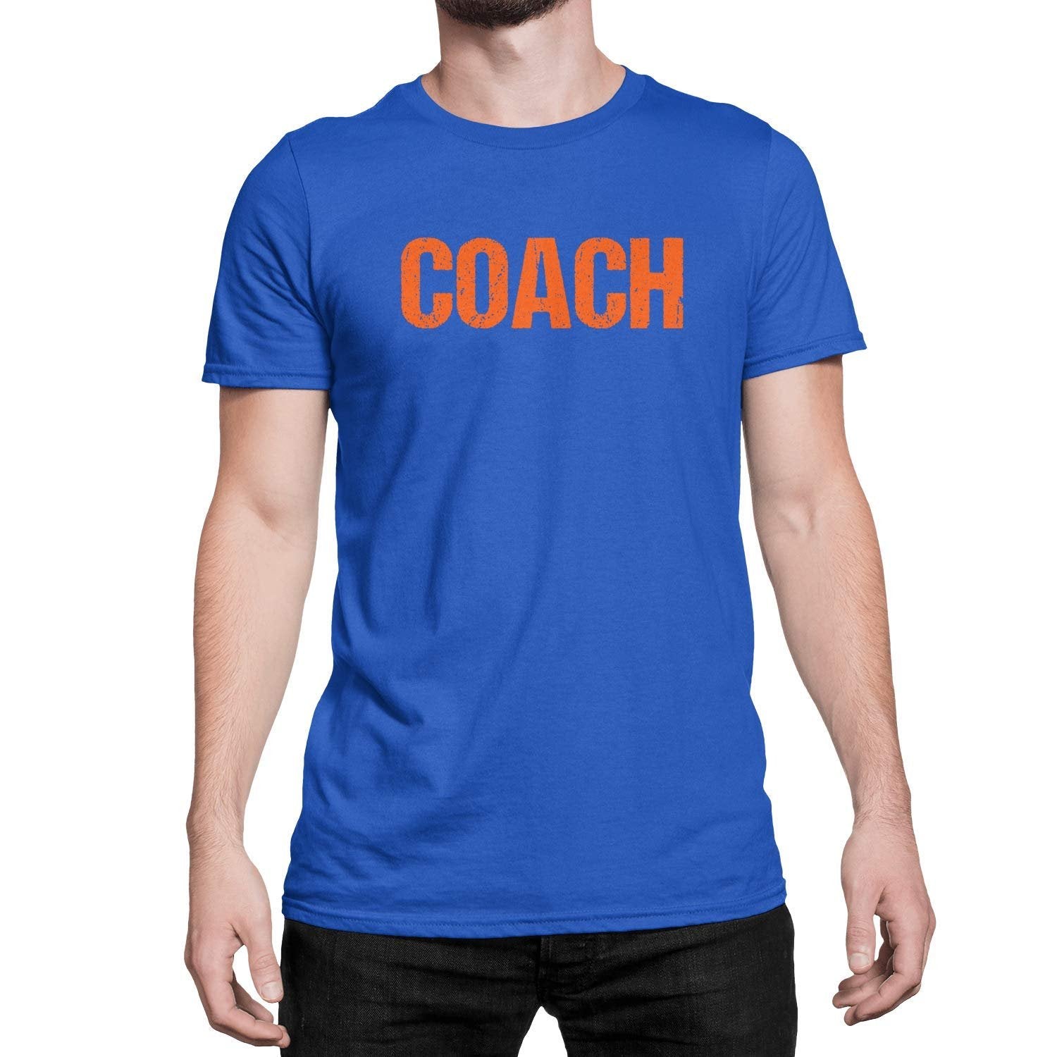 Coach T-Shirt Adult Mens Tee Shirt Front Screen Printed Coaching